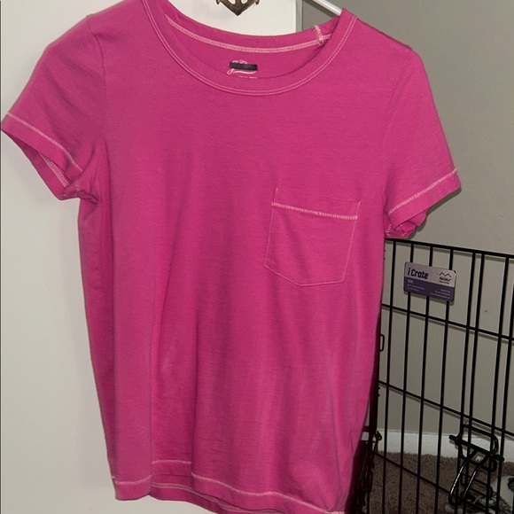 J. Crew Factory Tops - J. Crew Factory Pink Short Sleeve Tee